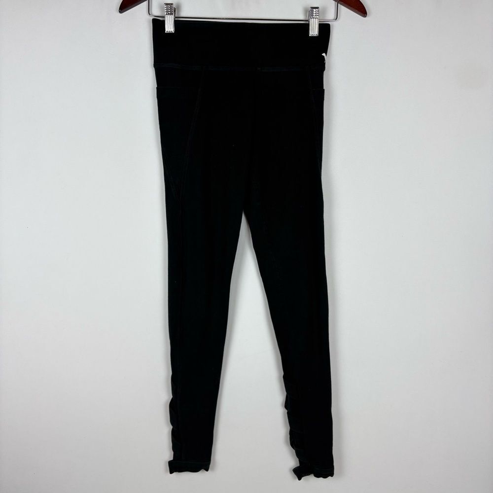 PINK Yoga Pants with Crossedโ Ankle Detail